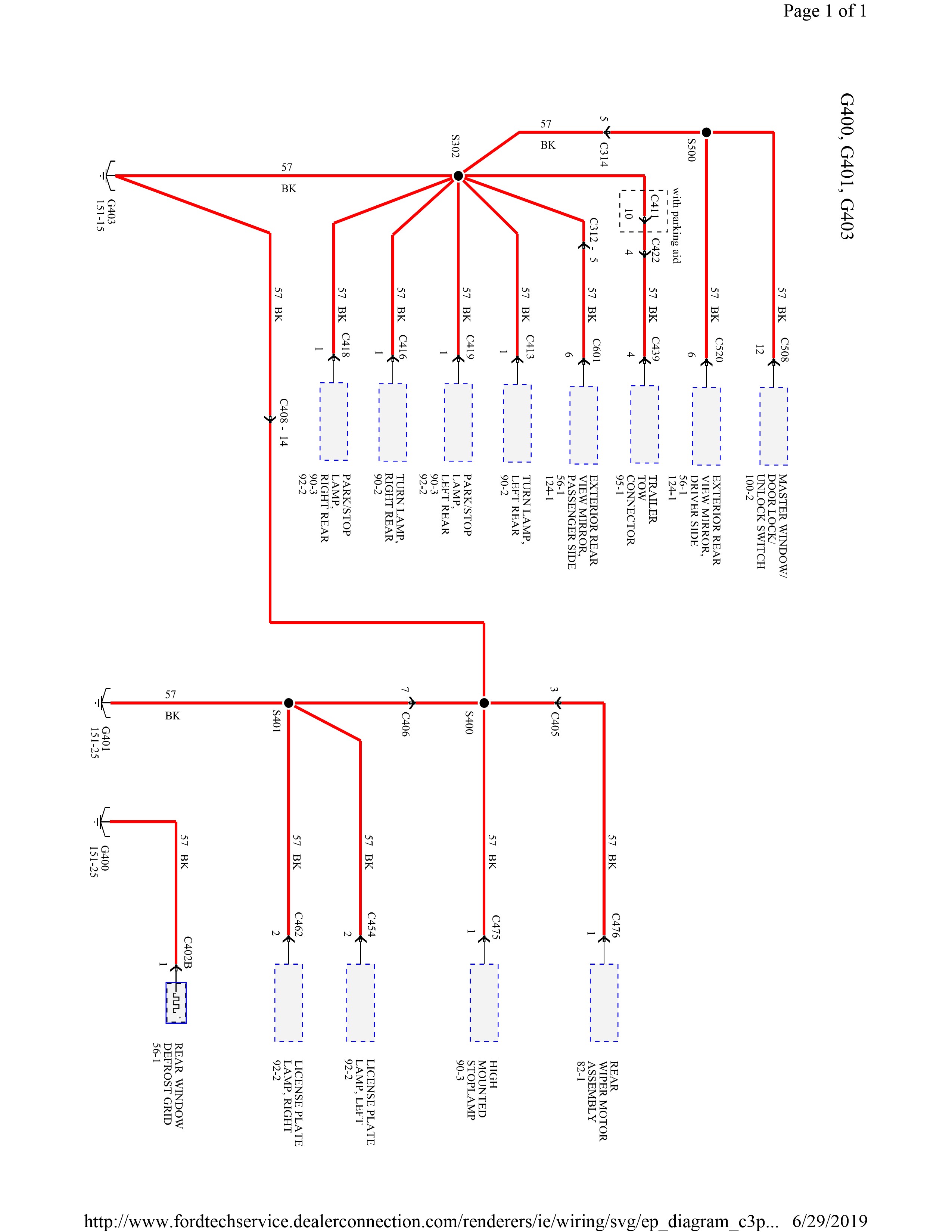 Ford Escape 2005-2007 wiring diagrams